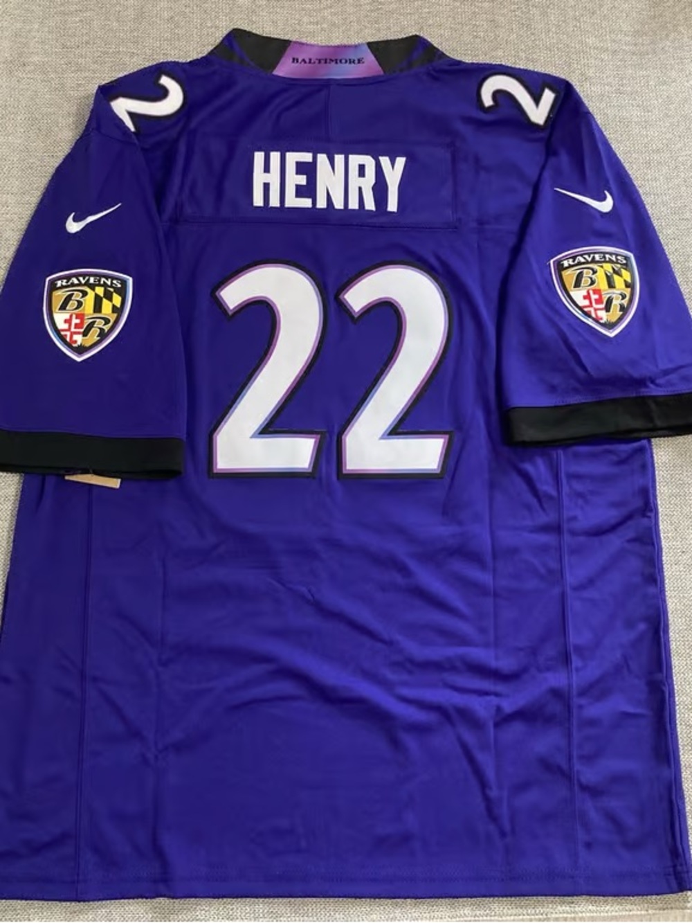 Derrick Henry  Purple Stitched Jersey Vapor